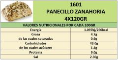 PANECILLO ZANAHORIA   4X120GR